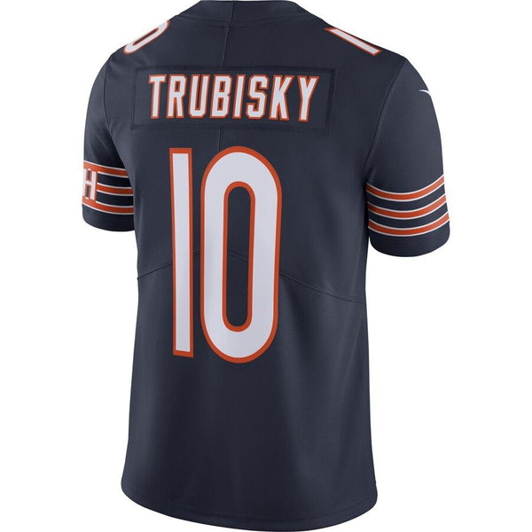 Mitchell Trubisky Chicago Bears NFL 100th Season Limited Jersey – Navy 2019