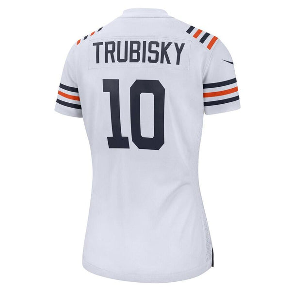 Mitchell Trubisky Chicago Bears Women's 2019 Alternate Classic Game Jersey – White 2019