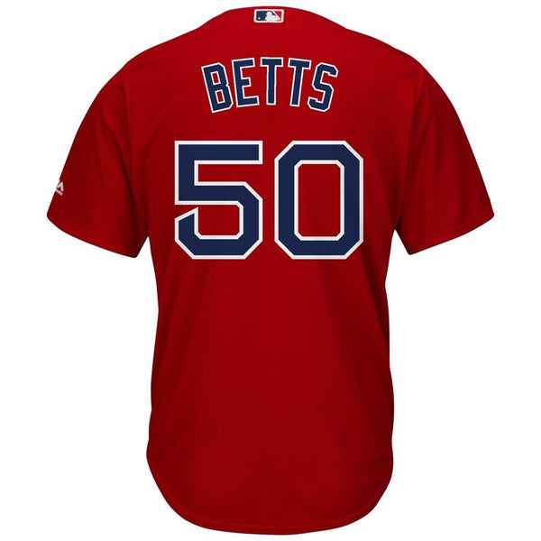 Mookie Betts Boston Red Sox Majestic Cool Base Player Jersey - Scarlet 2019