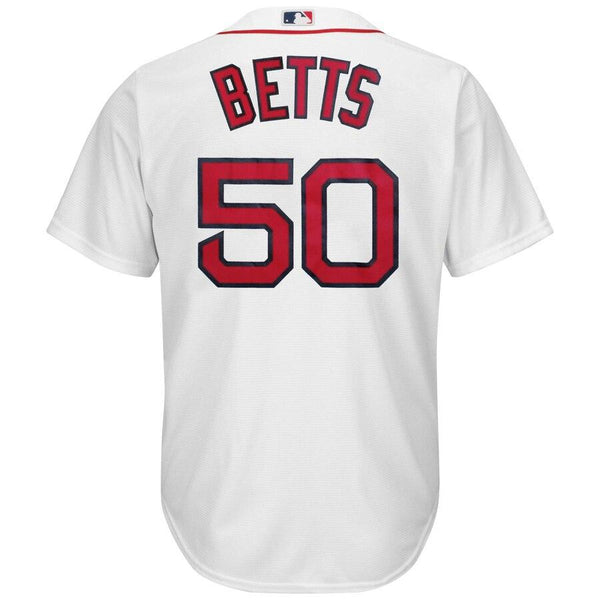 Mookie Betts Boston Red Sox Majestic Cool Base Player Jersey - White 2019