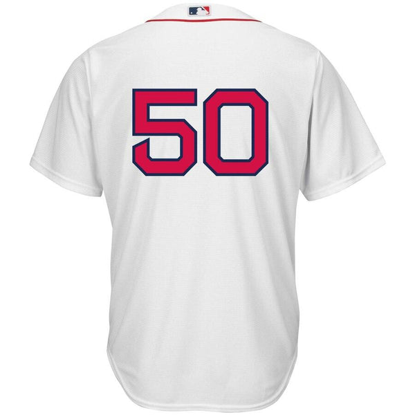 Mookie Betts Boston Red Sox Majestic Home Official Replica Cool Base Player Jersey - White 2019