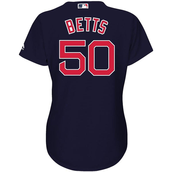 Mookie Betts Boston Red Sox Majestic Women's Cool Base Player Jersey - Navy 2019