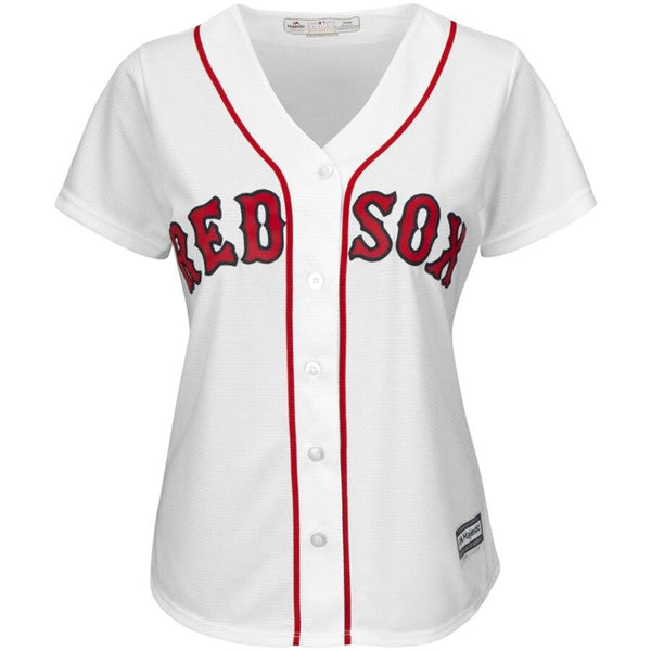 Mookie Betts Boston Red Sox Majestic Women's Cool Base Player Jersey - White 2019
