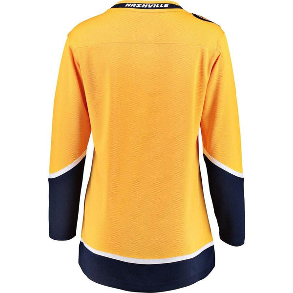 Nashville Predators Women's Breakaway Home Jersey - Yellow 2019