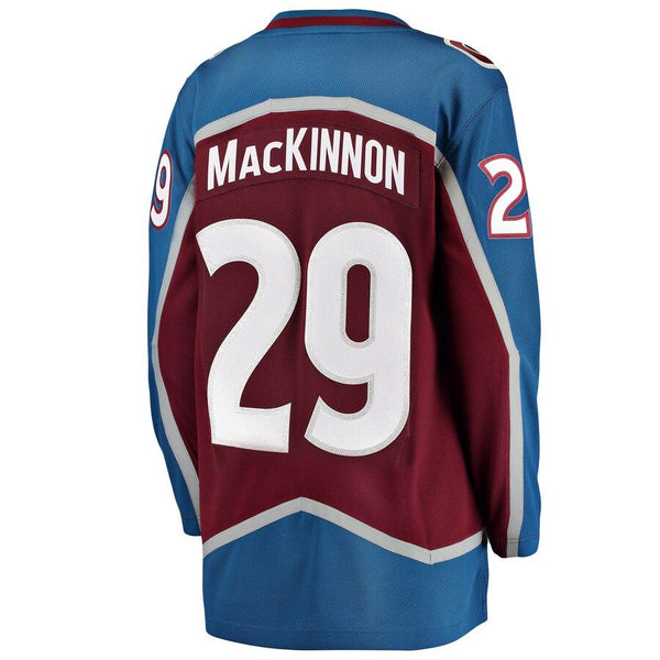 Nathan MacKinnon Colorado Avalanche Women's Home Breakaway Player Jersey - Maroon 2019