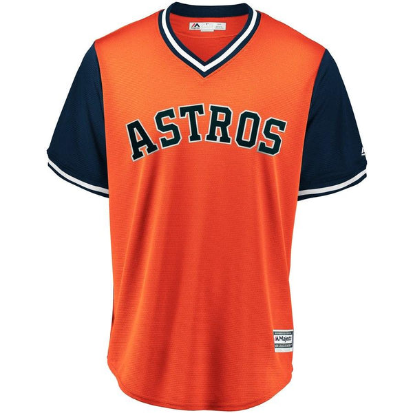 Houston Astros Majestic Players' Weekend Cool Base Pick-A-Player Roster Jersey – Orange/Navy 2019