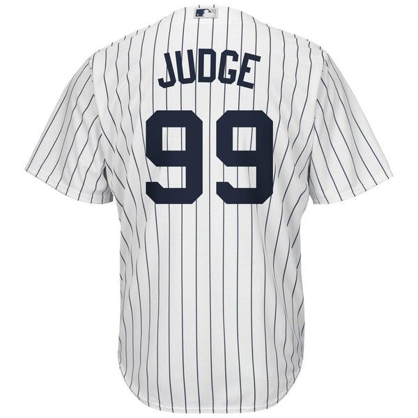 Aaron Judge New York Yankees Majestic Home Cool Base Player Jersey - White/Navy 2019