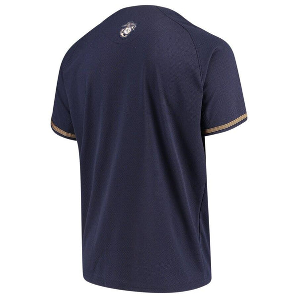 Navy Midshipmen Under Armour Performance Replica Baseball Jersey - Navy 2019