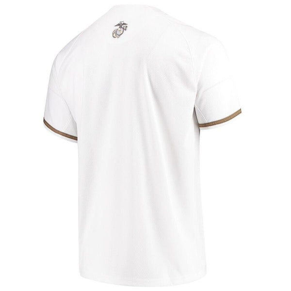 Navy Midshipmen Under Armour Performance Replica Baseball Jersey - White 2019