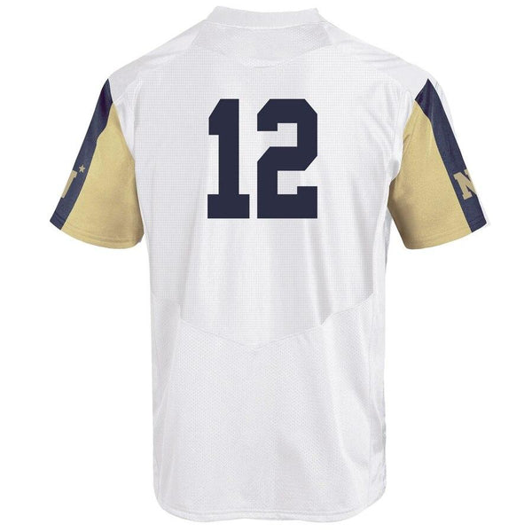 Navy Midshipmen Under Armour Youth Rivalry Game Replica Football Jersey – White 2019