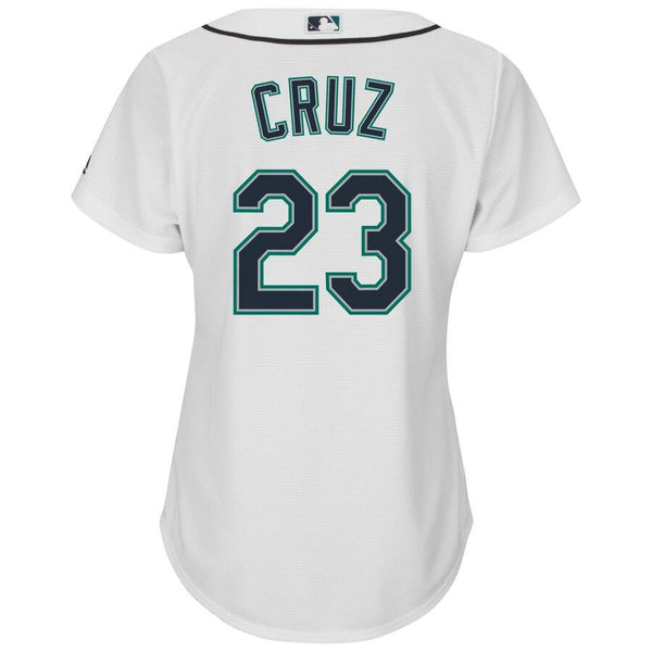 Nelson Cruz Seattle Mariners Majestic Women's Cool Base Player Jersey - White 2019