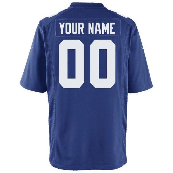 New York Giants Youth Custom Game Jersey - Royal 2019