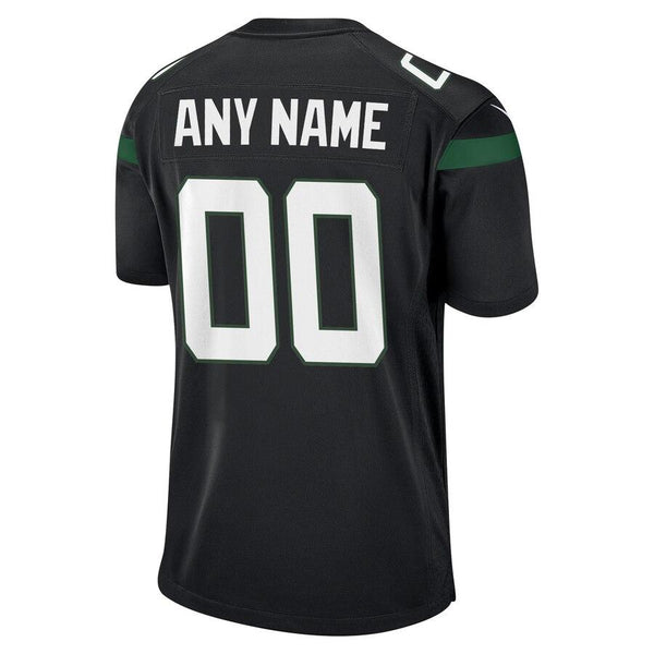 New York Jets Custom Game Jersey – Black 2019