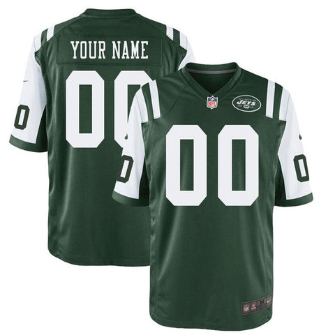 New York Jets Custom Game Jersey - Green 2019