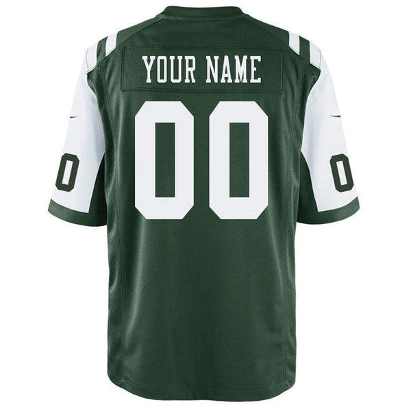 New York Jets Custom Game Jersey - Green 2019