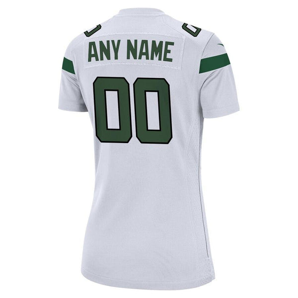 New York Jets Women's Custom Game Jersey – Spotlight White 2019