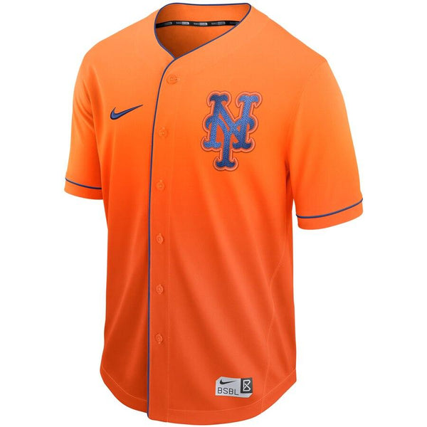New York Mets Fade Jersey - Orange 2019