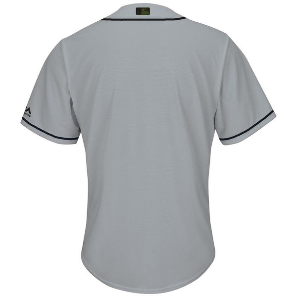 New York Mets Majestic Memorial Day Cool Base Team Jersey - Gray 2019