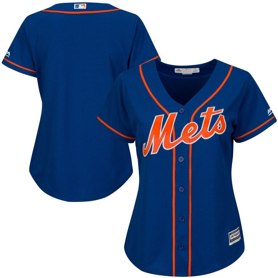 New York Mets Majestic Women's Cool Base Jersey - Royal 2019