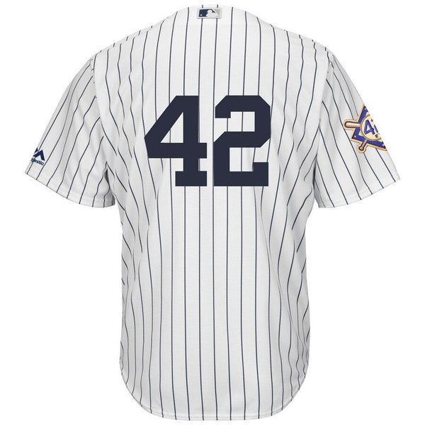 New York Yankees Majestic 2019 Jackie Robinson Day Official Cool Base Jersey – White 2019