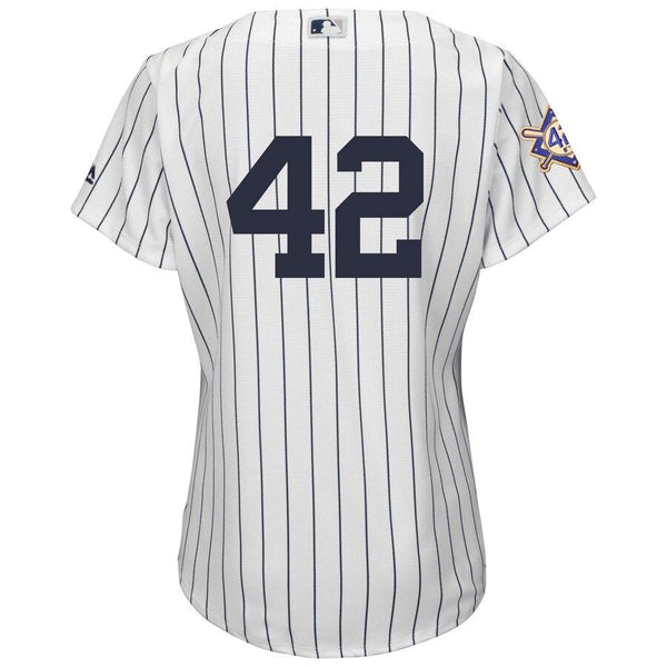 New York Yankees Majestic Women's 2019 Jackie Robinson Day Official Cool Base Jersey – White 2019