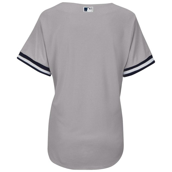 New York Yankees Majestic Women's Road Cool Base Replica Team Jersey - Gray 2019