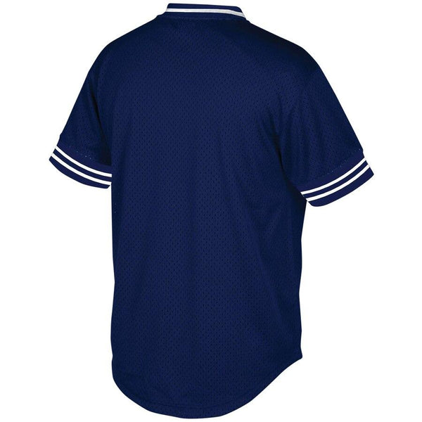 New York Yankees Mitchell &amp; Ness Mesh V-Neck Jersey – Navy 2019
