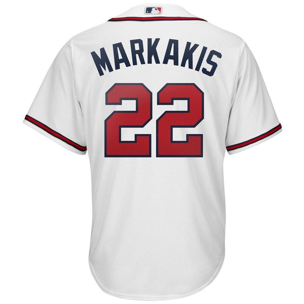 Nick Markakis Atlanta Braves Majestic 2019 Home Cool Base Player Jersey – White 2019