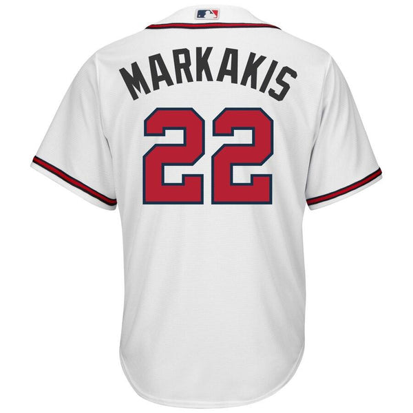 Nick Markakis Atlanta Braves Majestic Cool Base Player Jersey - White 2019