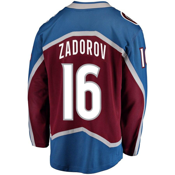 Nikita Zadorov Colorado Avalanche Breakaway Player Jersey – Burgundy 2019
