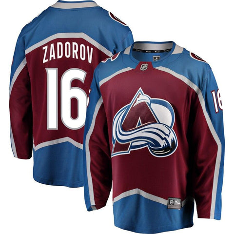 Nikita Zadorov Colorado Avalanche Breakaway Player Jersey – Burgundy 2019