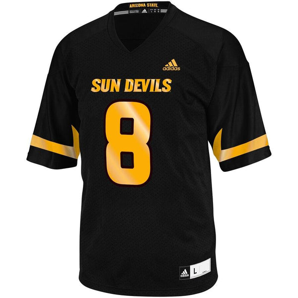 No. 8 Arizona State Sun Devils  Replica Football Jersey - Black 2019