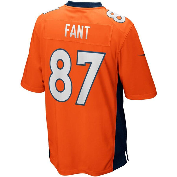 Noah Fant Denver Broncos 2019 NFL Draft First Round Pick Game Jersey – Orange 2019