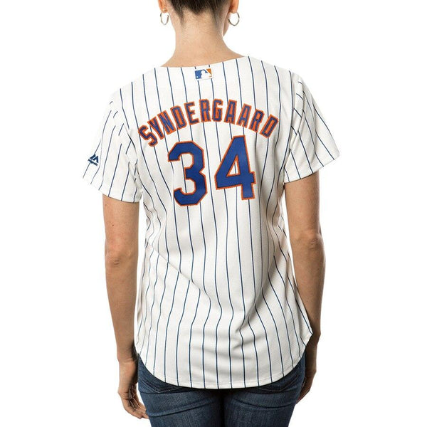 Noah Syndergaard New York Mets Majestic Women's Cool Base Player Jersey - White 2019