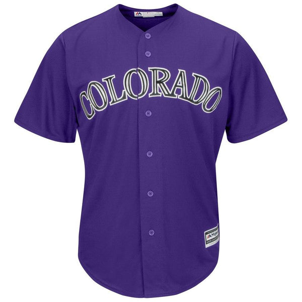 Nolan Arenado Colorado Rockies Majestic Alternate Official Cool Base Player Jersey - Purple 2019