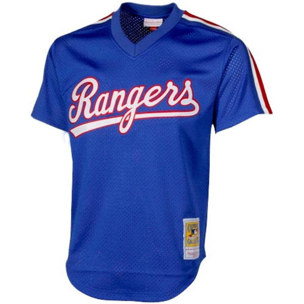 Nolan Ryan Texas Rangers Mitchell &amp; Ness 1989 Cooperstown Collection Mesh Batting Practice Jersey - Royal 2019
