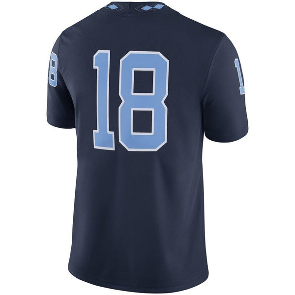 North Carolina Tar Heels Jordan Brand Game Football Jersey – Navy 2019