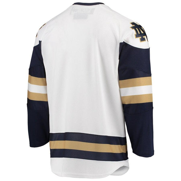 Notre Dame Fighting Irish Under Armour Replica College Hockey Jersey – White 2019