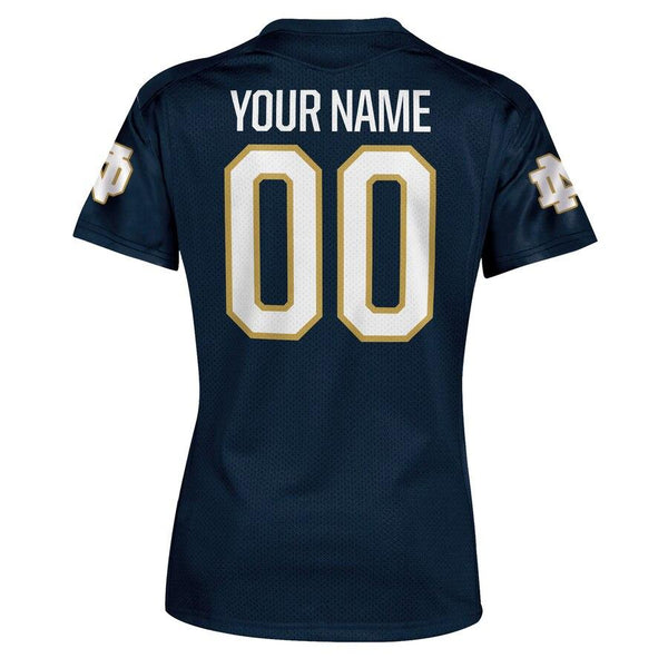 Notre Dame Fighting Irish Under Armour Women's Custom Replica Jersey – Navy 2019