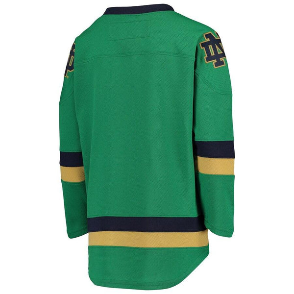 Notre Dame Fighting Irish Under Armour Youth Team Replica Hockey Jersey – Green 2019