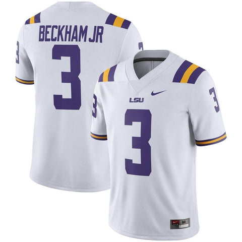 Odell Beckham Jr LSU Tigers Alumni Player Jersey – White 2019