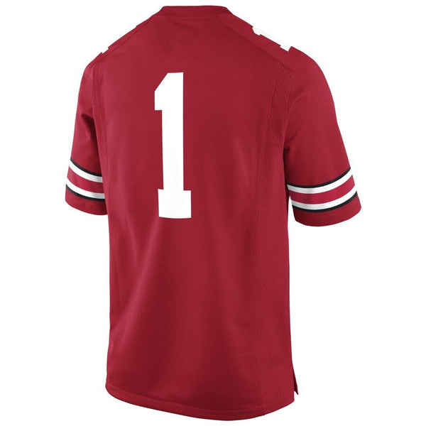 Ohio State Buckeyes #1 Game Football Jersey - Scarlet 2019