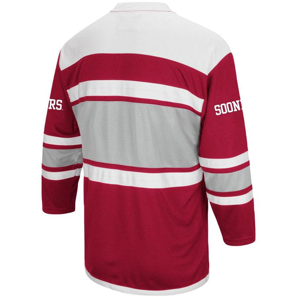 Oklahoma Sooners Colosseum Open Net II Hockey Sweater – Crimson 2019