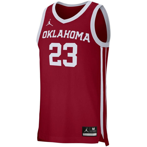 Oklahoma Sooners Jordan Brand College Replica Basketball Jersey – Crimson 2019