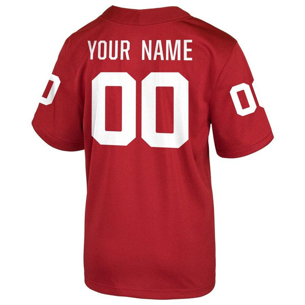 Oklahoma Sooners Jordan Brand Youth Custom Replica Jersey – Crimson 2019