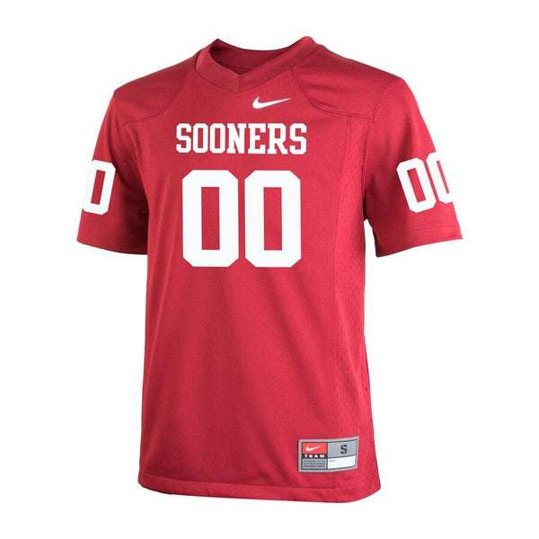 Oklahoma Sooners Youth Custom Replica Jersey - Crimson 2019