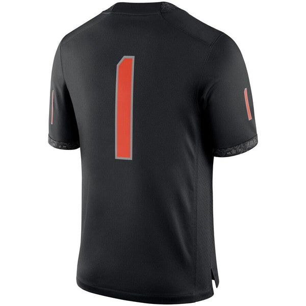 Oklahoma State Cowboys Game Football Jersey – Black 2019