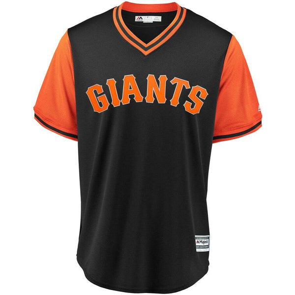 Andrew McCutchen "Zoom" San Francisco Giants Majestic Players' Weekend Cool Base Jersey – Black/Orange 2019