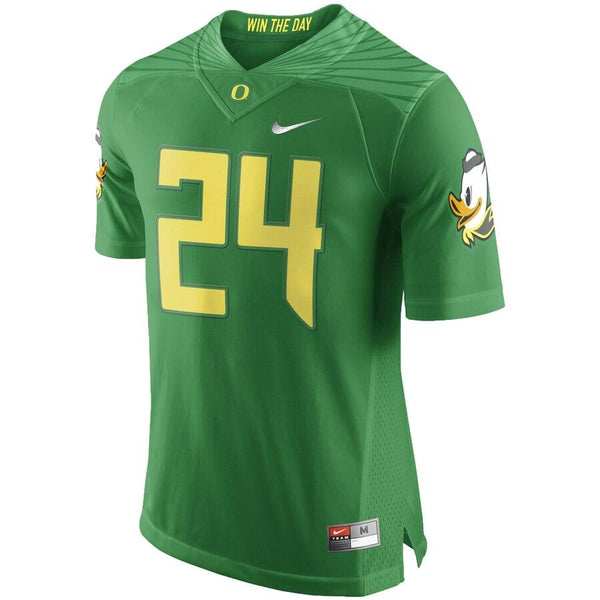 Oregon Ducks #24 Limited Football Jersey - Apple Green 2019