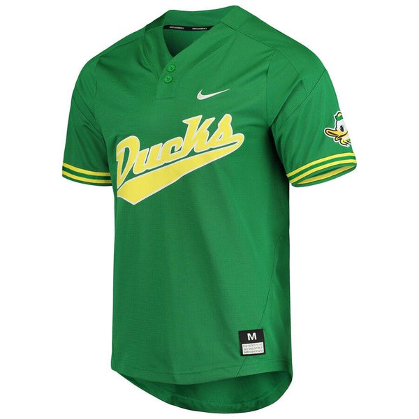 Oregon Ducks Vapor Untouchable Elite Two-Button Replica Baseball Jersey - Green 2019
